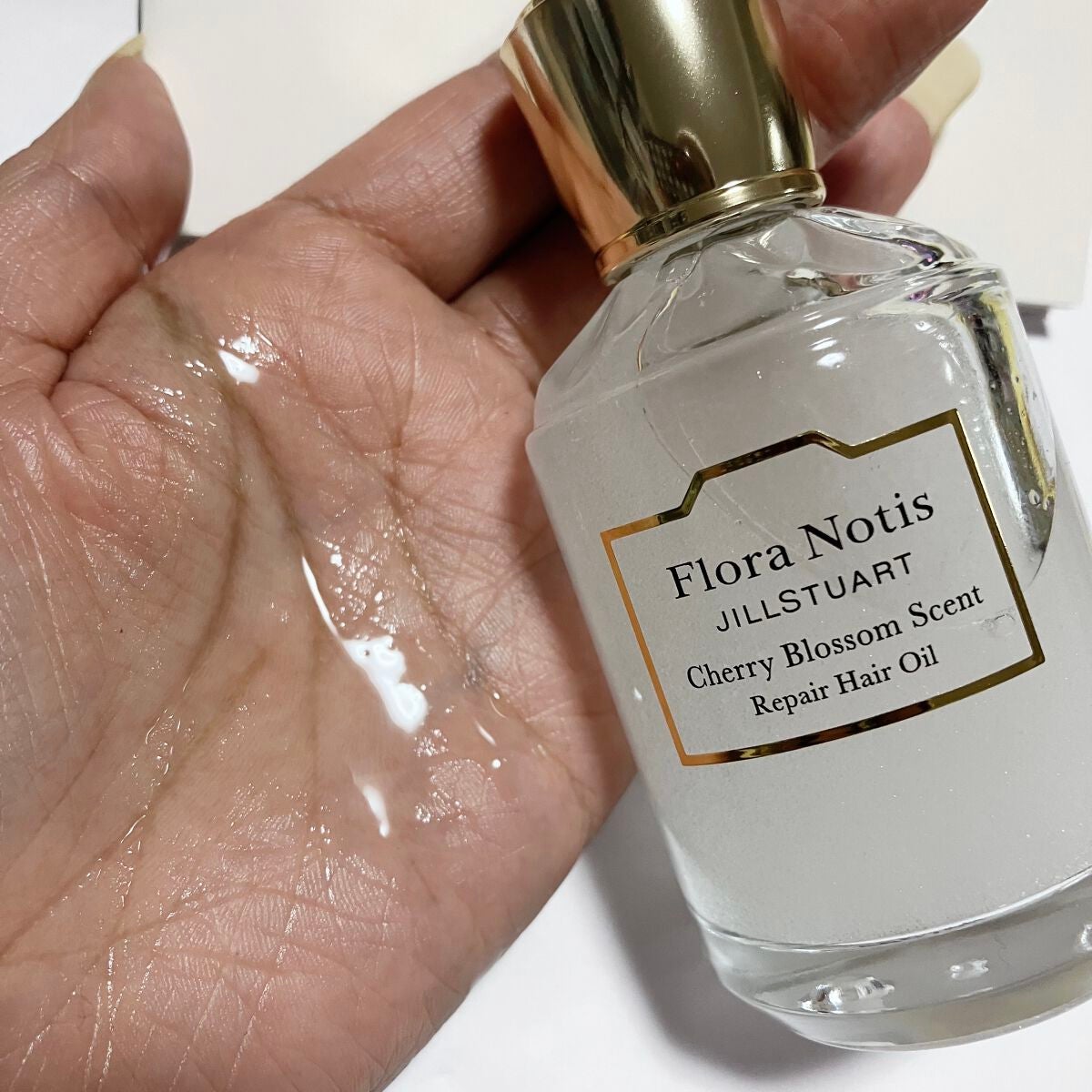 チェリーブロッサム リペアヘアオイル/Flora Notis JILL STUART/ヘアオイルを使ったクチコミ(4枚目)