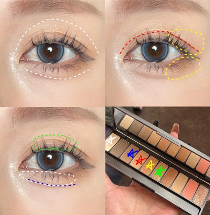 プレイカラー アイシャドウ/ETUDE/アイシャドウパレットを使ったクチコミ(4枚目)