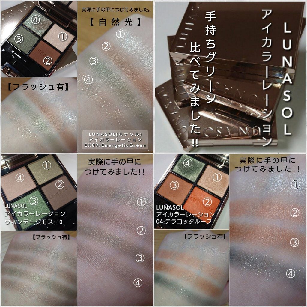 アイカラーレーション/LUNASOL/アイシャドウパレットを使ったクチコミ(6枚目)