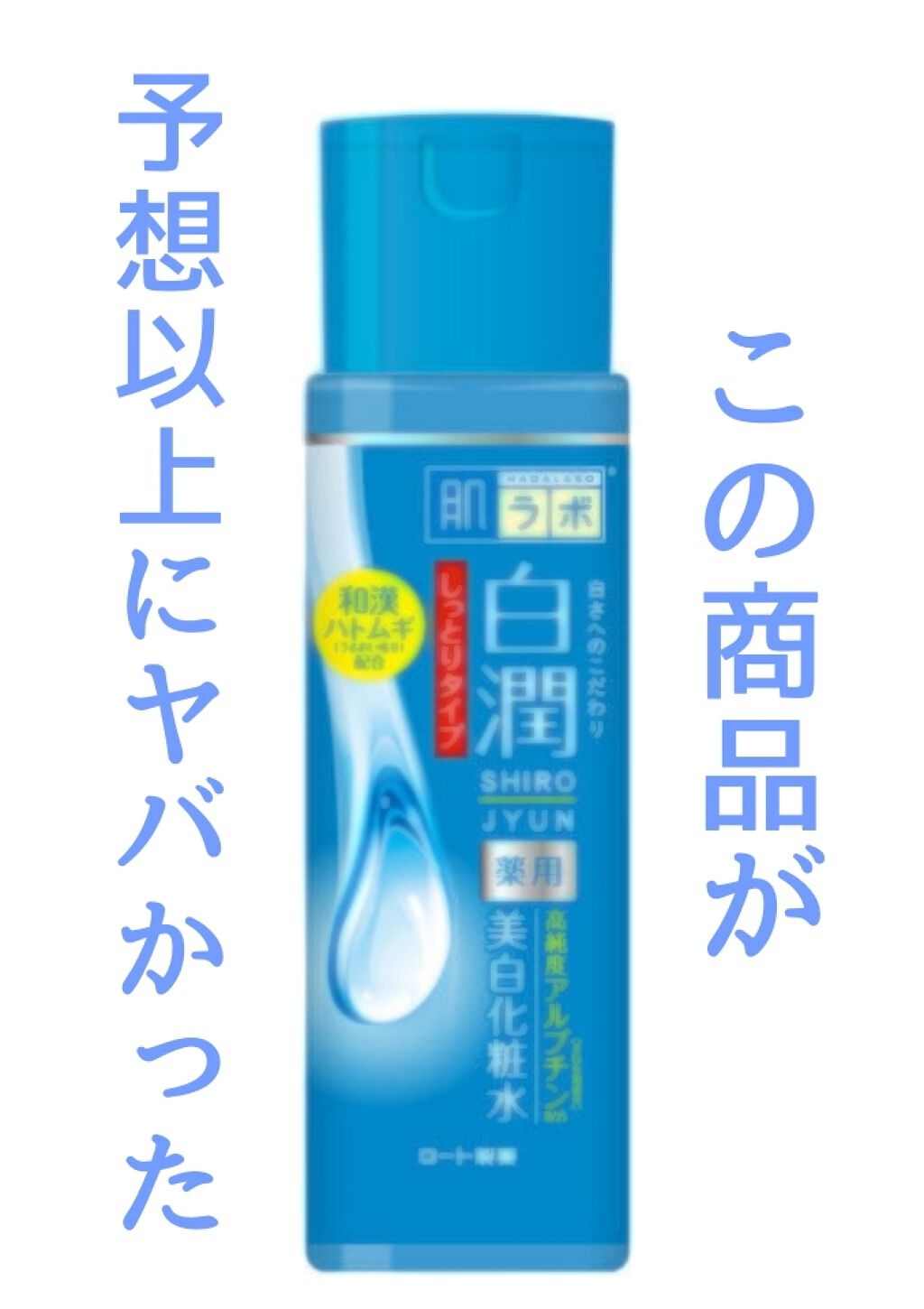 白潤 薬用美白化粧水(しっとりタイプ)/肌ラボ/化粧水を使ったクチコミ(1枚目)