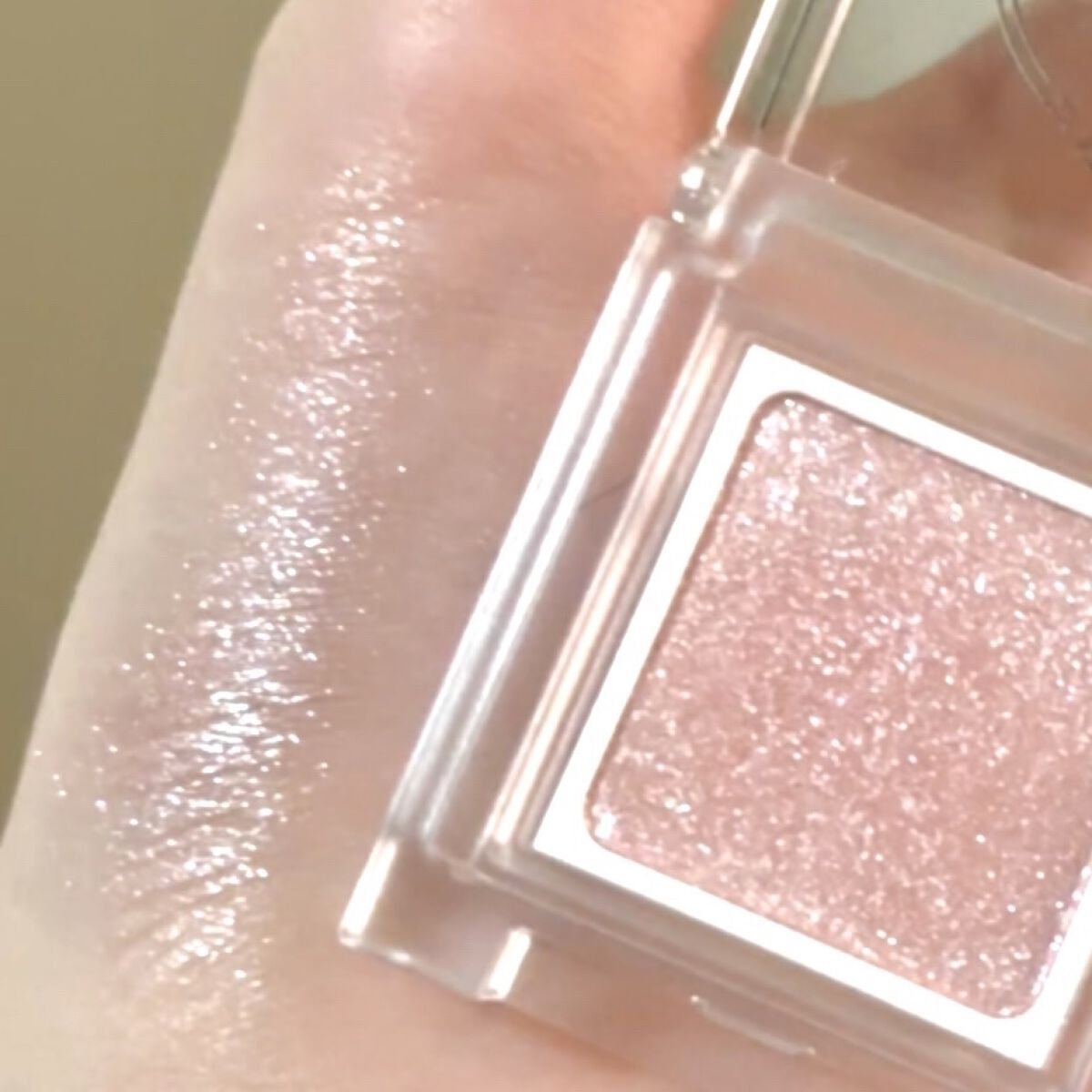 パラドゥ シングルアイシャドウ	 PK01 ピンク  /パラドゥ/単色アイシャドウを使ったクチコミ（3枚目）