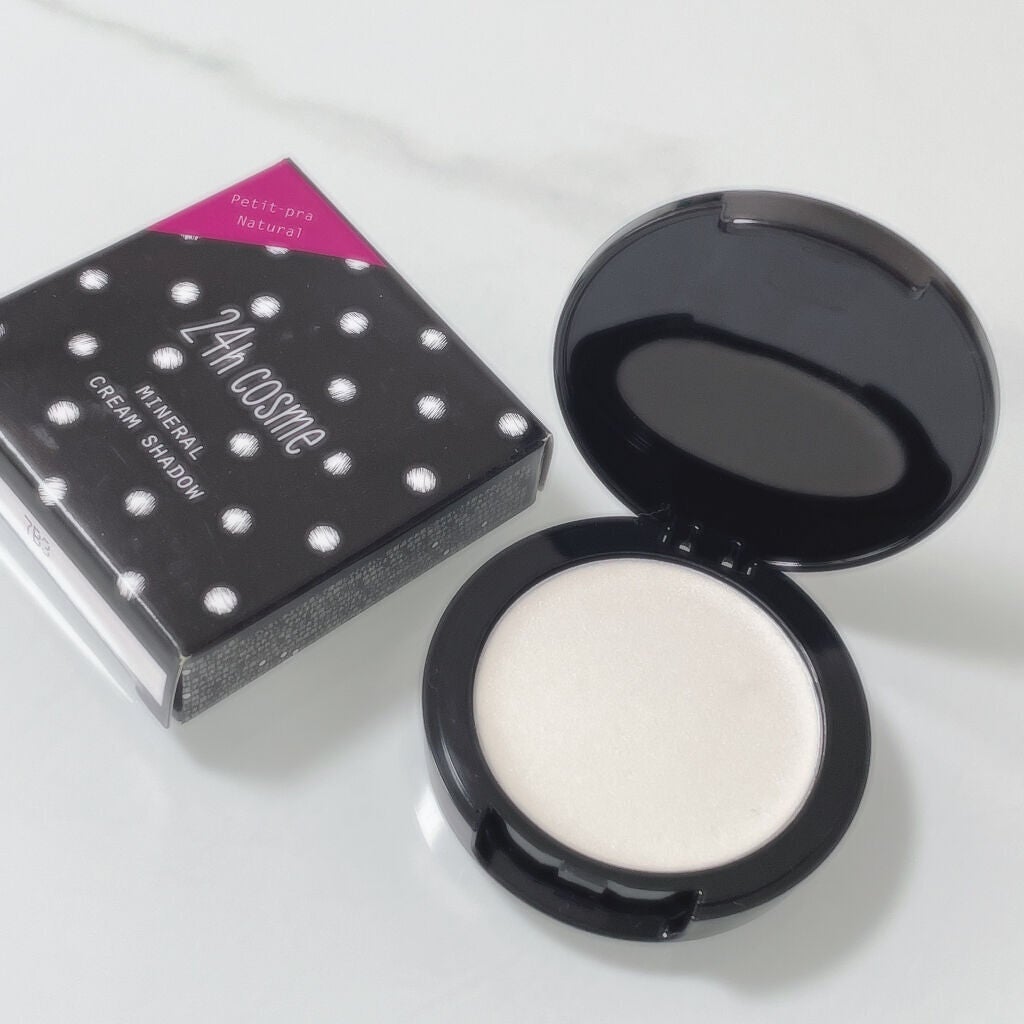 24 ミネラルクリームシャドー/24h cosme/ジェル・クリームアイシャドウを使ったクチコミ(3枚目)