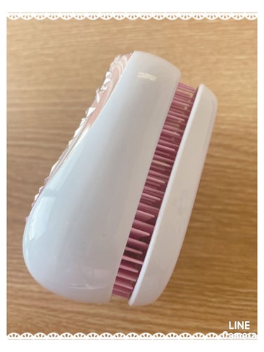 コンパクトスタイラー ジェムロックピンク/TANGLE TEEZER/ヘアブラシを使ったクチコミ（3枚目）