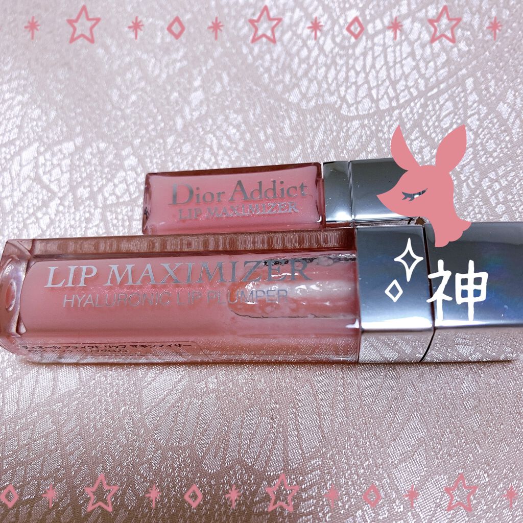 【旧】ディオール アディクト リップ マキシマイザー 001 ピンク（ディオールマニア限定品）（生産終了）/Dior/リップグロスを使ったクチコミ（1枚目）