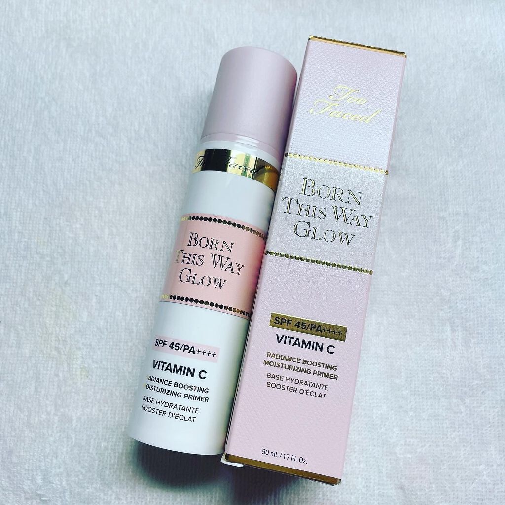 ボーン ディス ウェイ グロウ モイスチュアライジング メイクアップ プライマー/Too Faced/化粧下地を使ったクチコミ（1枚目）