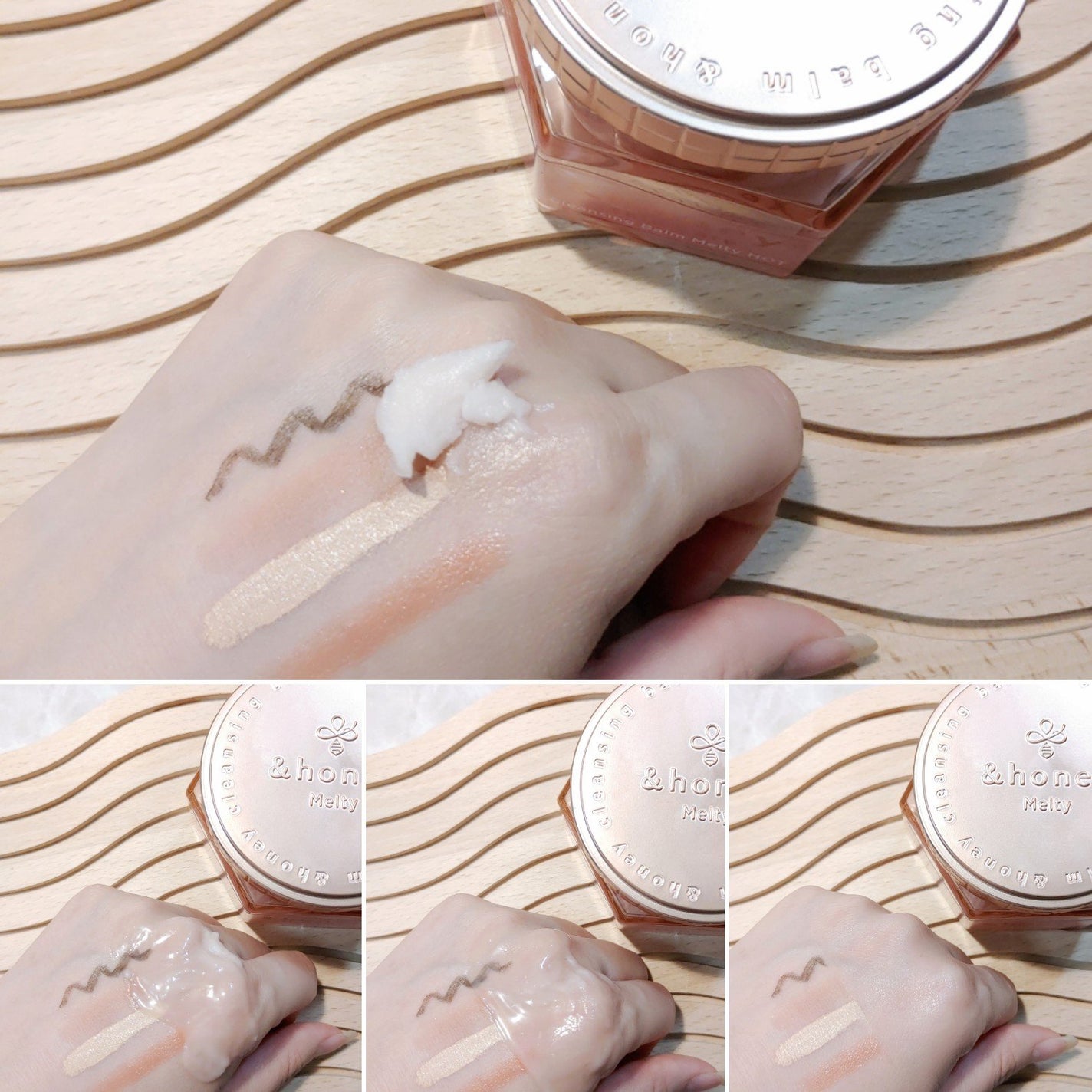 &honey クレンジングバーム メルティ ホット/&honey/クレンジングバームを使ったクチコミ(4枚目)