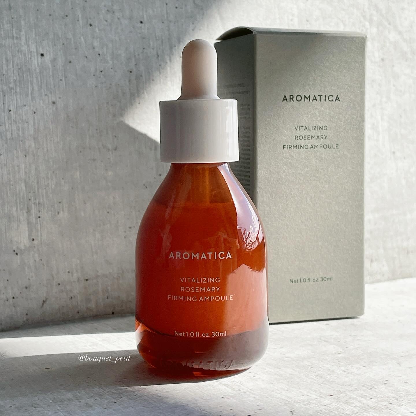 バイタライジング ローズマリー ファーミング アンプル/AROMATICA/美容液を使ったクチコミ（1枚目）