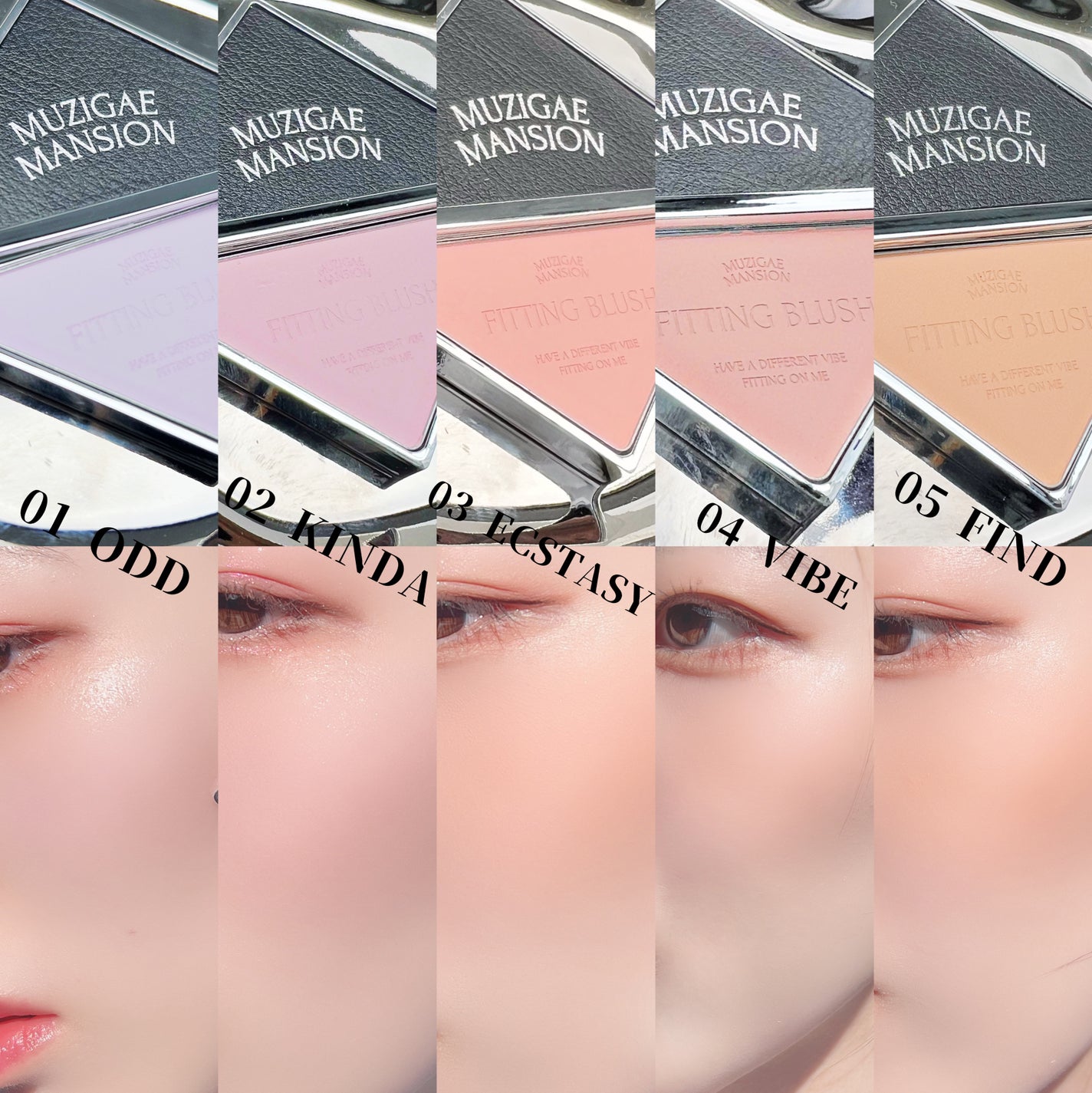 フィッティングブラッシュ/MUZIGAE MANSION/パウダーチークを使ったクチコミ(9枚目)