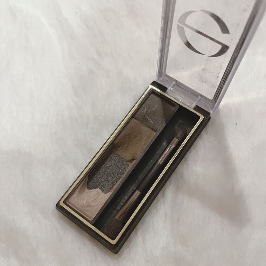 スタイリング パウダーアイブロウ SE01 ナチュラルブラウン/excel/パウダーアイブロウを使ったクチコミ（2枚目）