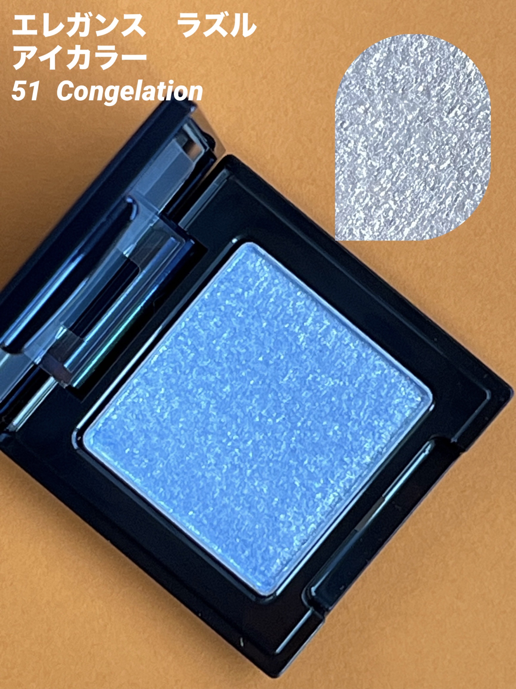 ラズル アイカラー 51 Congelation/エレガンス ラズル /単色アイシャドウを使ったクチコミ（1枚目）