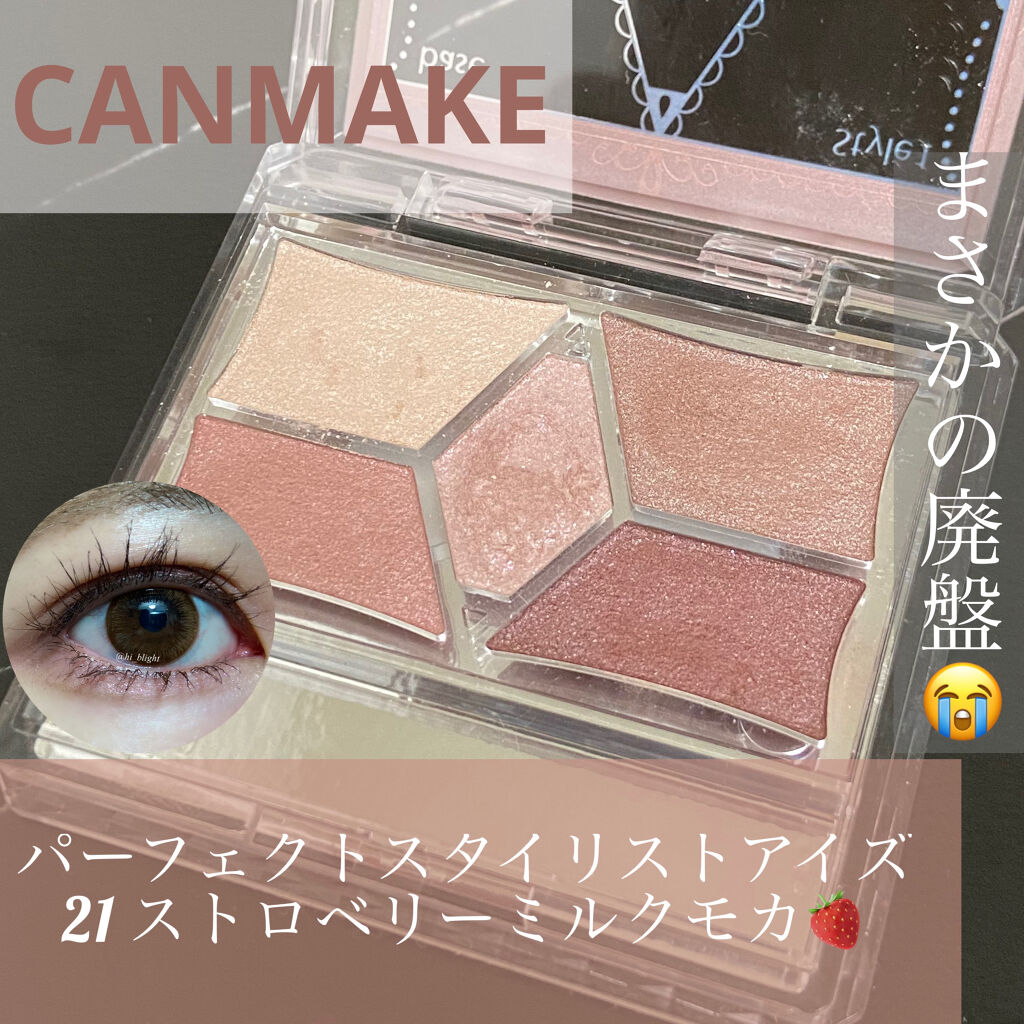 【旧品】パーフェクトスタイリストアイズ/キャンメイク/アイシャドウパレットを使ったクチコミ（1枚目）