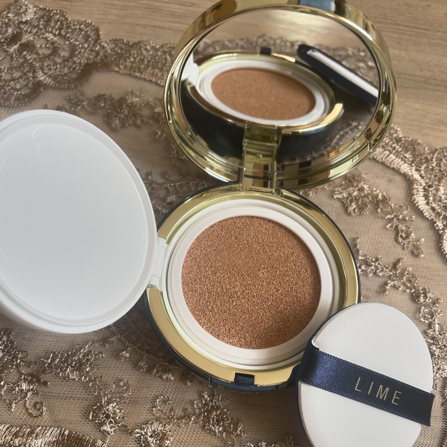 V コラーゲン アンプル クッション/LIME/クッションファンデーションを使ったクチコミ（3枚目）