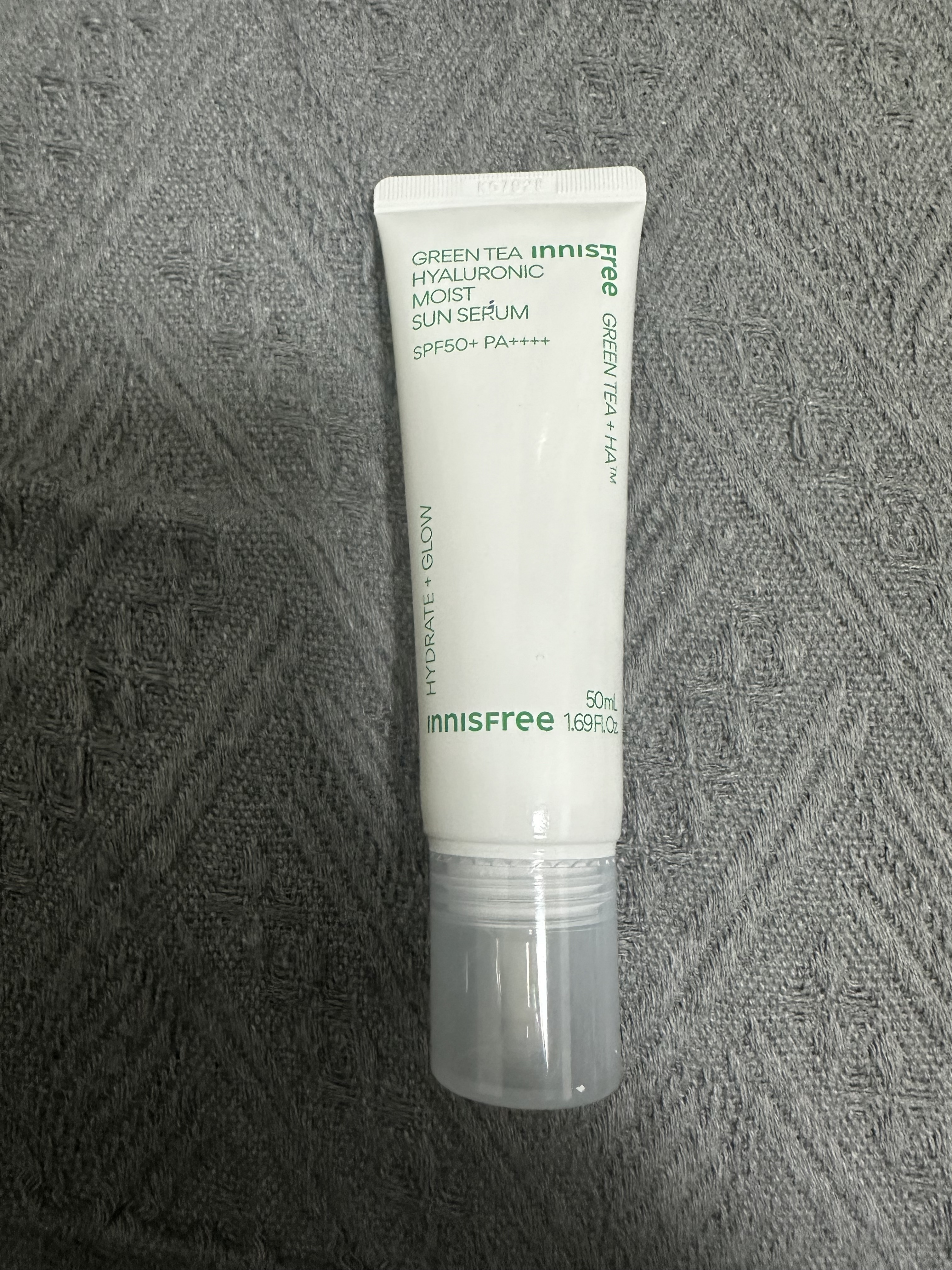 グリーンティー ヒアルロン サン セラム SPF50+ / PA++++/innisfree/日焼け止めローションを使ったクチコミ（1枚目）