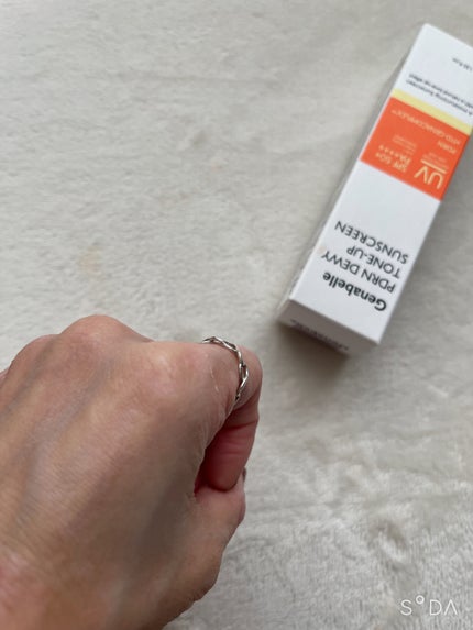 PDRNデューイートーンアップサンスクリーン/Genabelle/日焼け止めミルクを使ったクチコミ(6枚目)