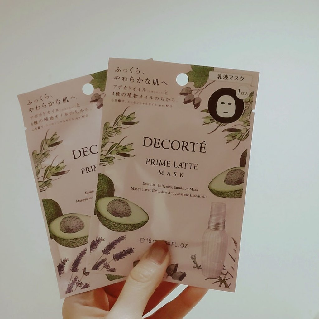 プリム ラテ マスク/DECORTÉ/シートマスク・パックを使ったクチコミ（1枚目）