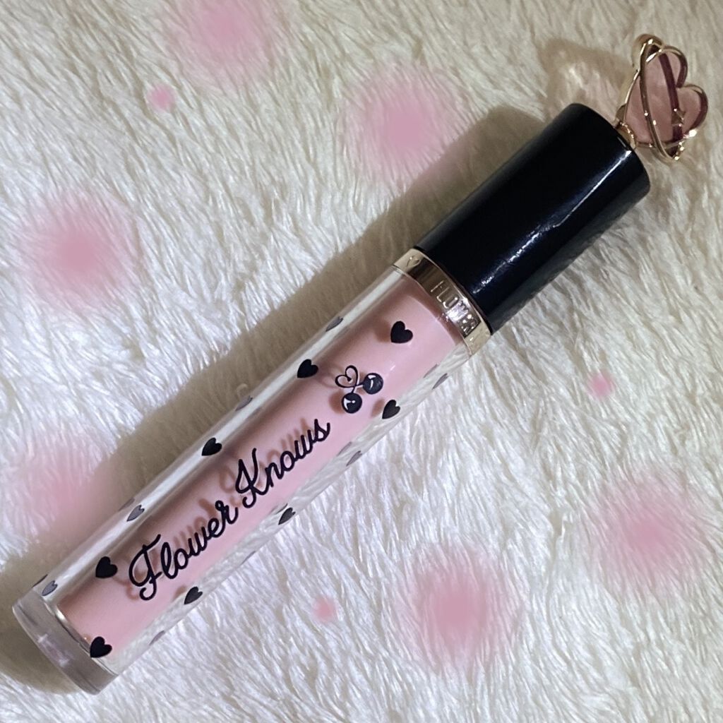 グリスニングウォータリングティント G04 アーモンドニップス/FlowerKnows/リップティントを使ったクチコミ（1枚目）