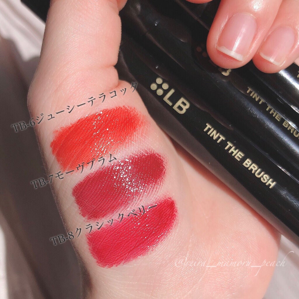 ティント ザ ブラッシュ/LB/リップティントを使ったクチコミ(3枚目)