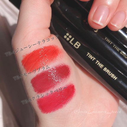 ティント ザ ブラッシュ/LB/リップティントを使ったクチコミ(3枚目)