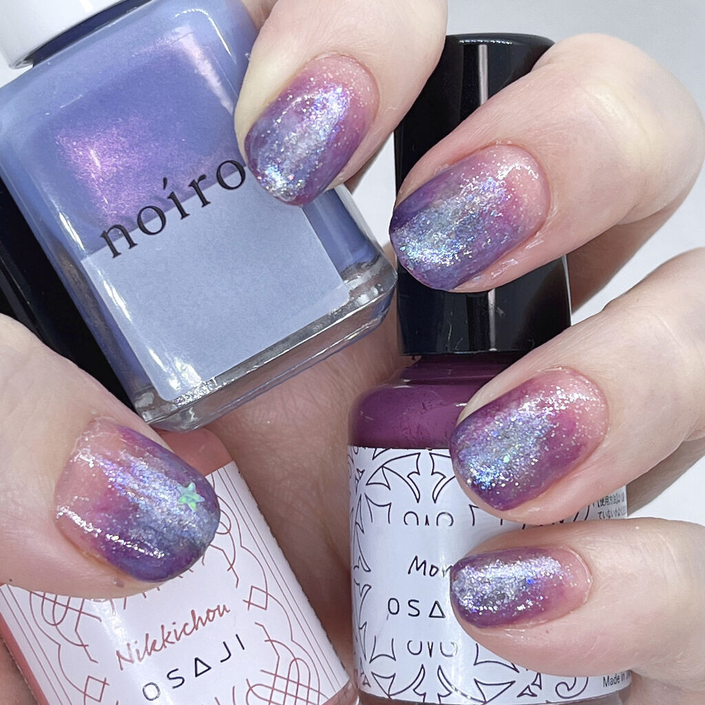 ネイルカラー S021 icy wind/noiro/マニキュアを使ったクチコミ（3枚目）