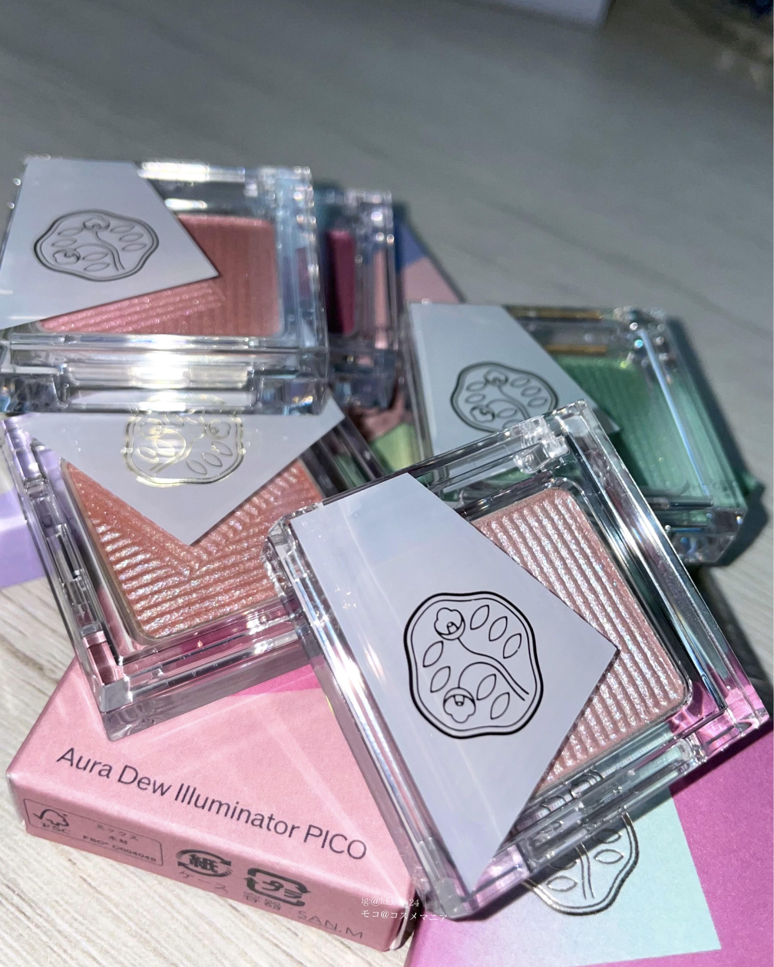 オーラデュウ プリズム イルミネーター ピコ/SHISEIDO/単色アイシャドウを使ったクチコミ（2枚目）