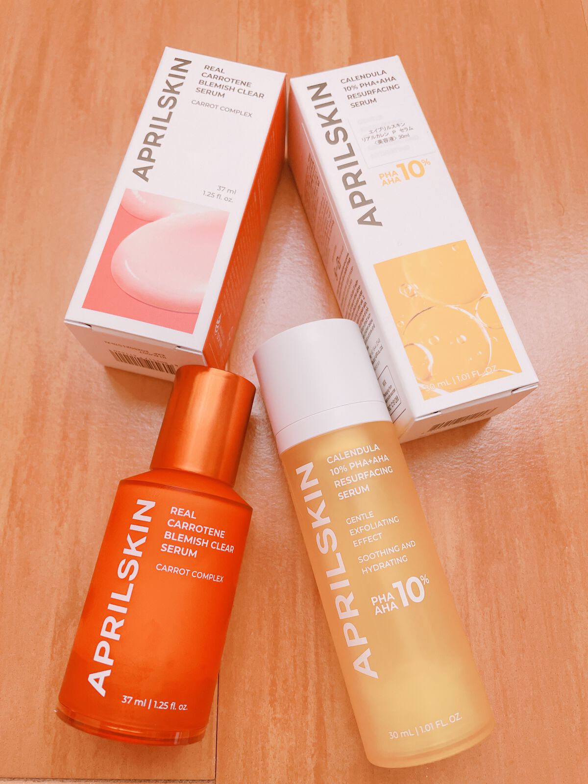 リアルカレンデュラ10%PHA+AHAセラム/APRILSKIN/美容液を使ったクチコミ（1枚目）