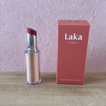 ボンディンググロウリップスティック/Laka/口紅を使ったクチコミ(6枚目)