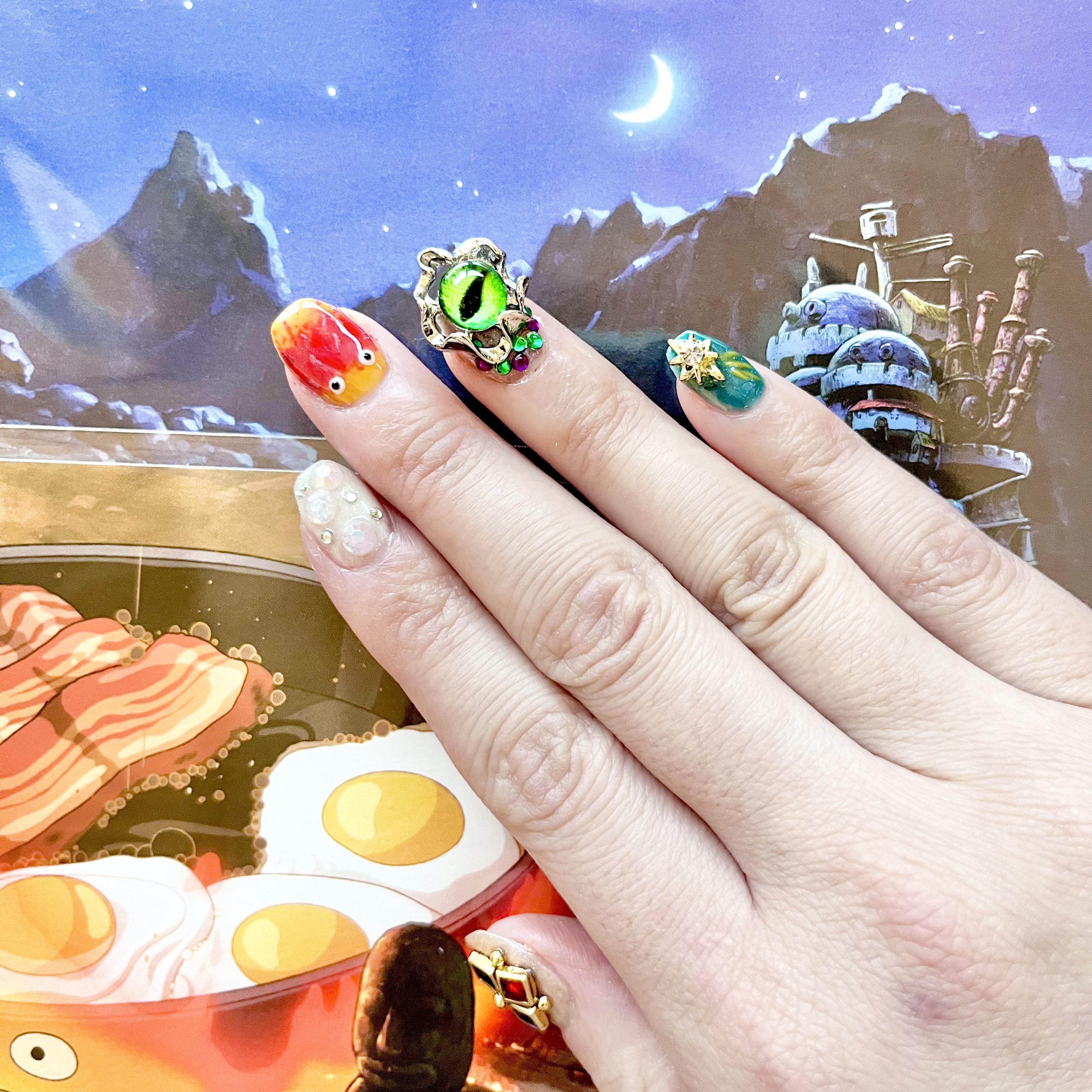 ジェルネイル（ライト対応）/セリア/ジェルネイルを使ったクチコミ（1枚目）