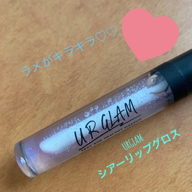 UR GLAM　SHEER LIP GLOSS/U R GLAM/リップグロスを使ったクチコミ（2枚目）