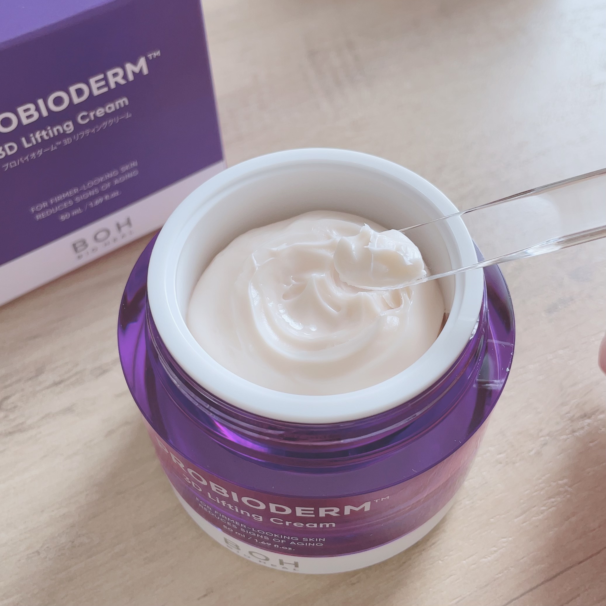 バイオヒールボ プロバイオダーム 3Dリフティングクリーム/BIOHEAL BOH/フェイスクリームを使ったクチコミ（3枚目）