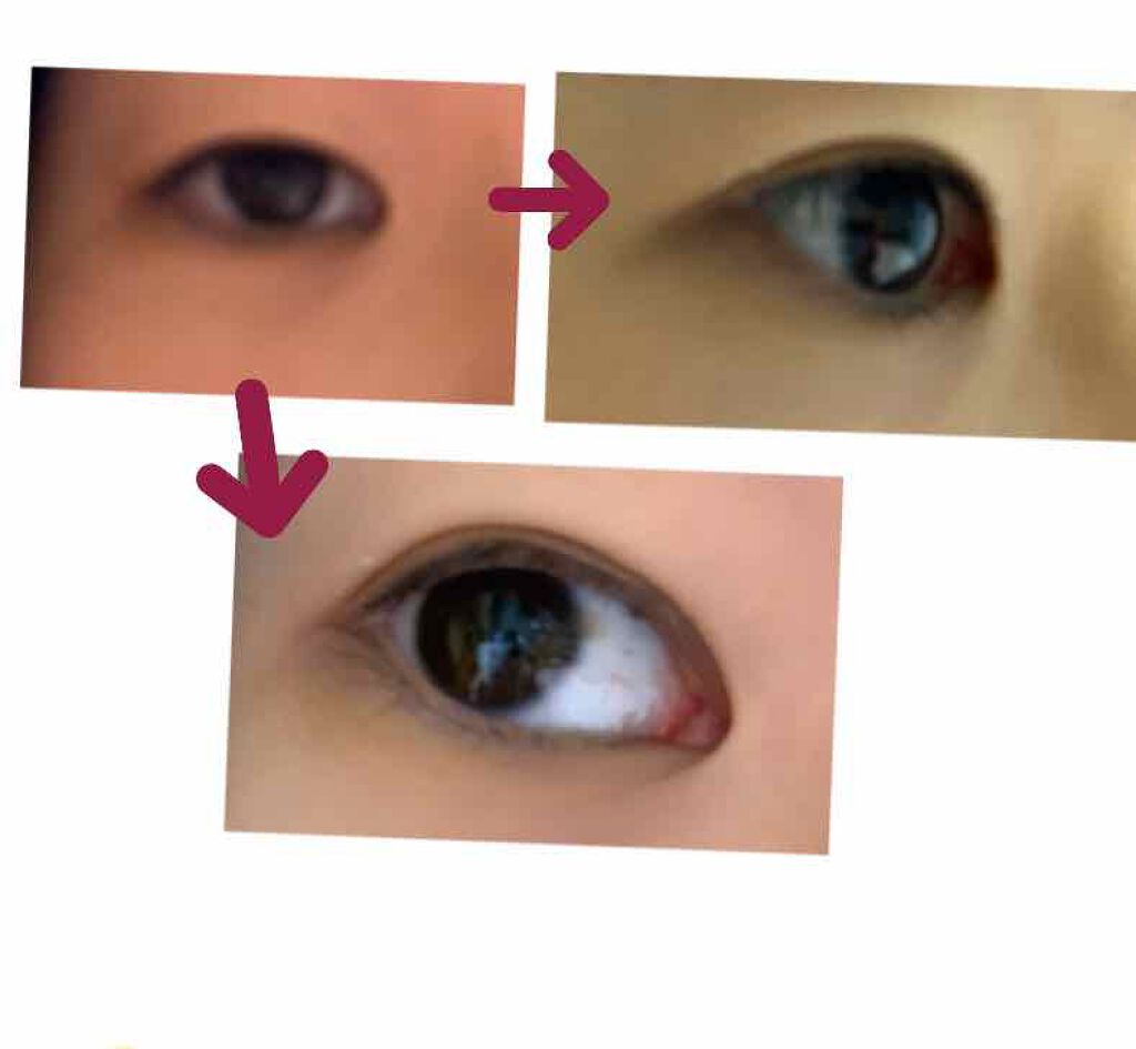 ふたえテープ 02 ヌーディーワイド/LOUJENE/二重まぶた用アイテムを使ったクチコミ(3枚目)