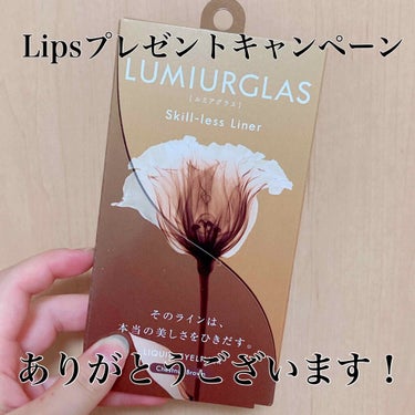 スキルレスライナー/LUMIURGLAS/リキッドアイライナーを使ったクチコミ（1枚目）