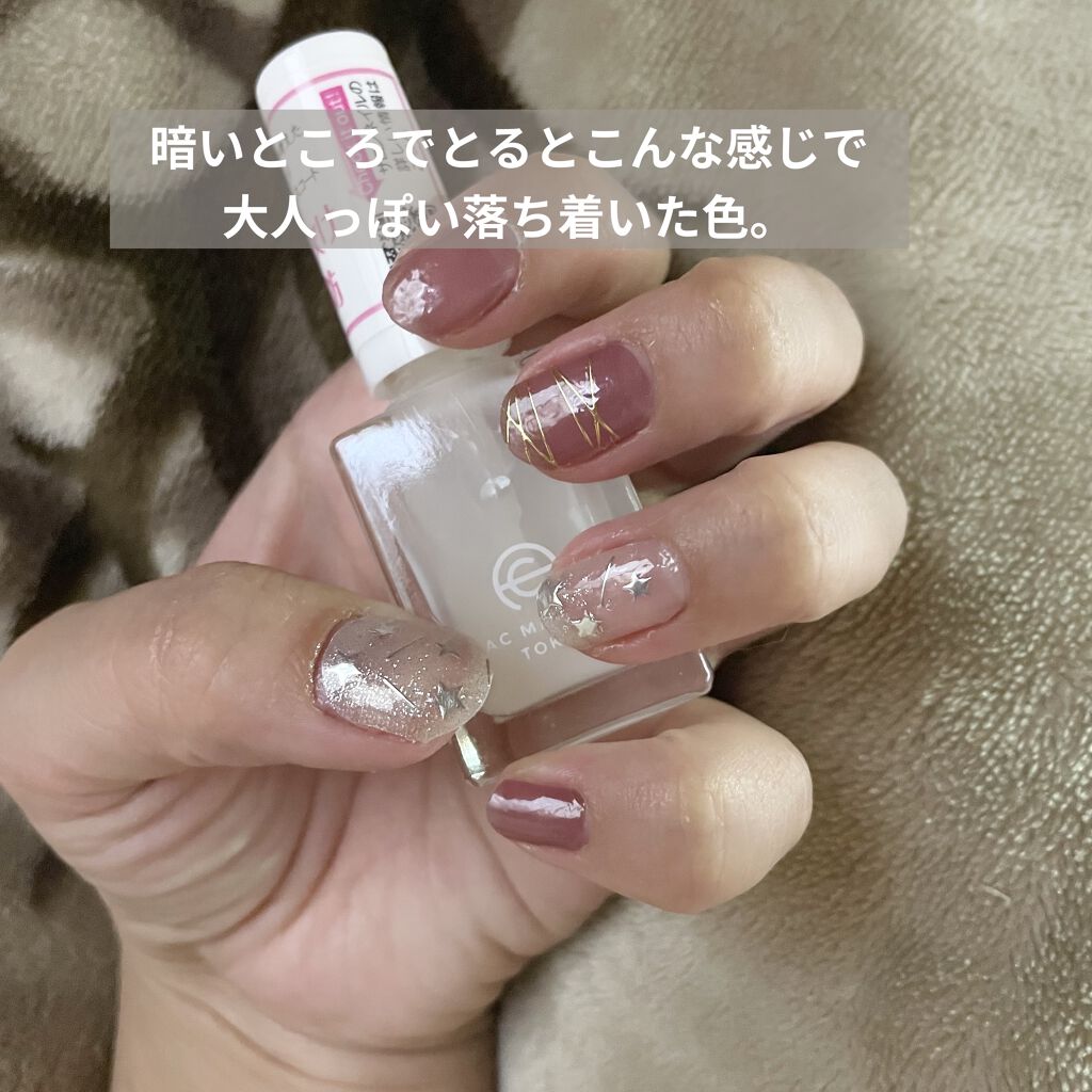 ネイルシール/Qoo10/ネイルシールを使ったクチコミ（3枚目）