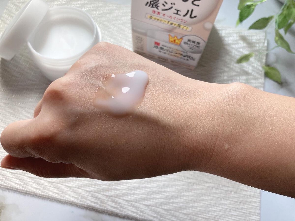 とろんと濃ジェル 100g/なめらか本舗/オールインワン化粧品を使ったクチコミ（3枚目）