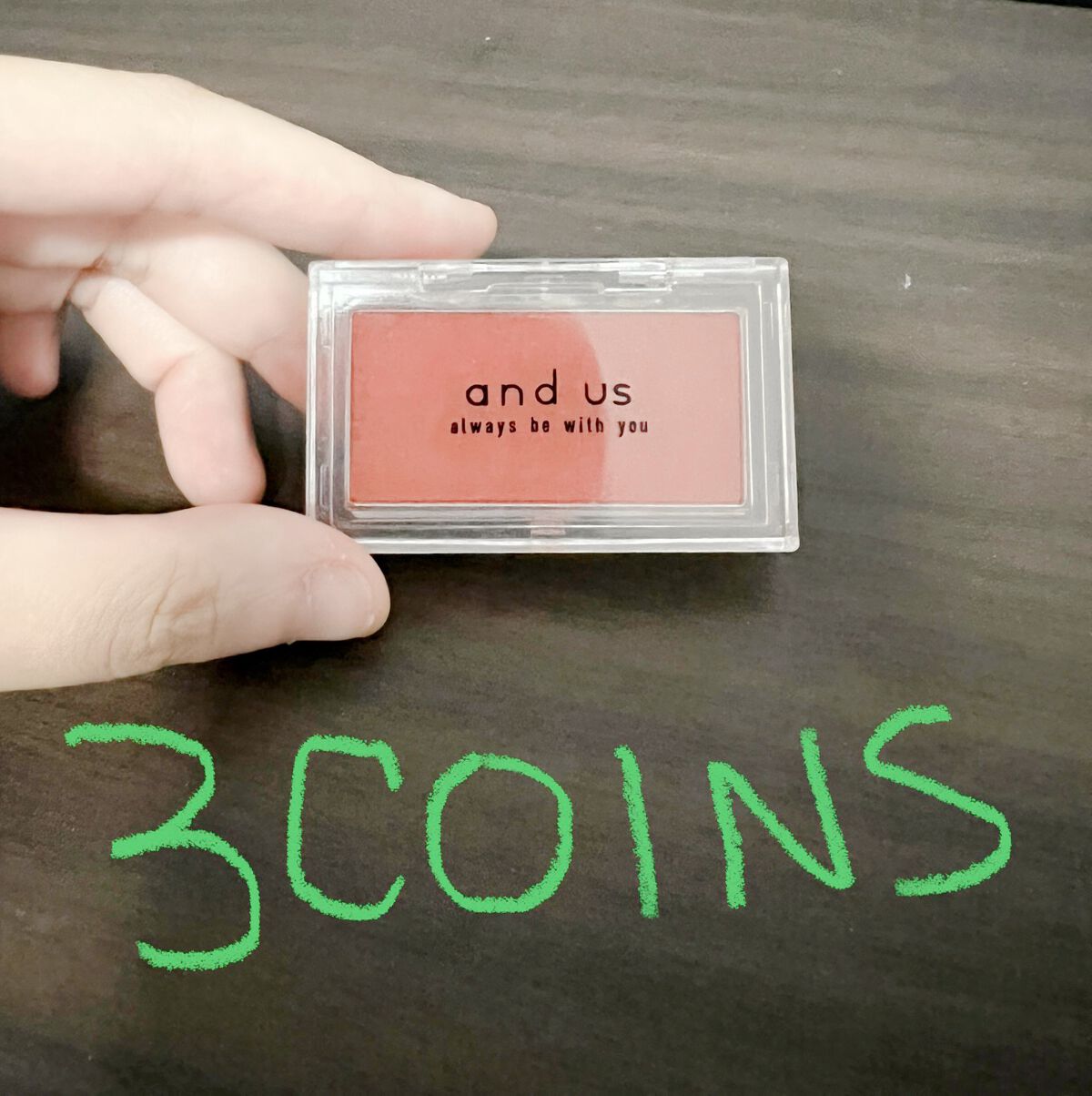 パウダーチーク/and us/パウダーチークを使ったクチコミ(1枚目)