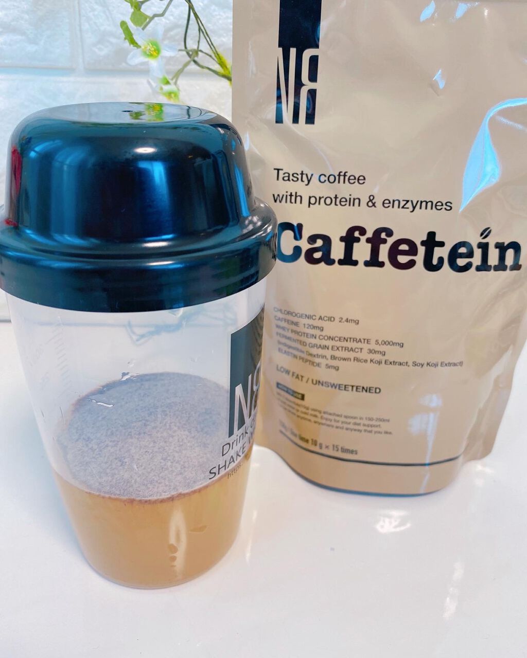 カフェテイン/NR SHOP/その他プロテインを使ったクチコミ(4枚目)