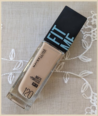 MAYBELLINE NEW YORK フィットミー リキッドファンデーション Rのクチコミ「MAYBELLINE NEW YORKフィットミー リキッドファンデーション R120の紹介で.....」（1枚目）