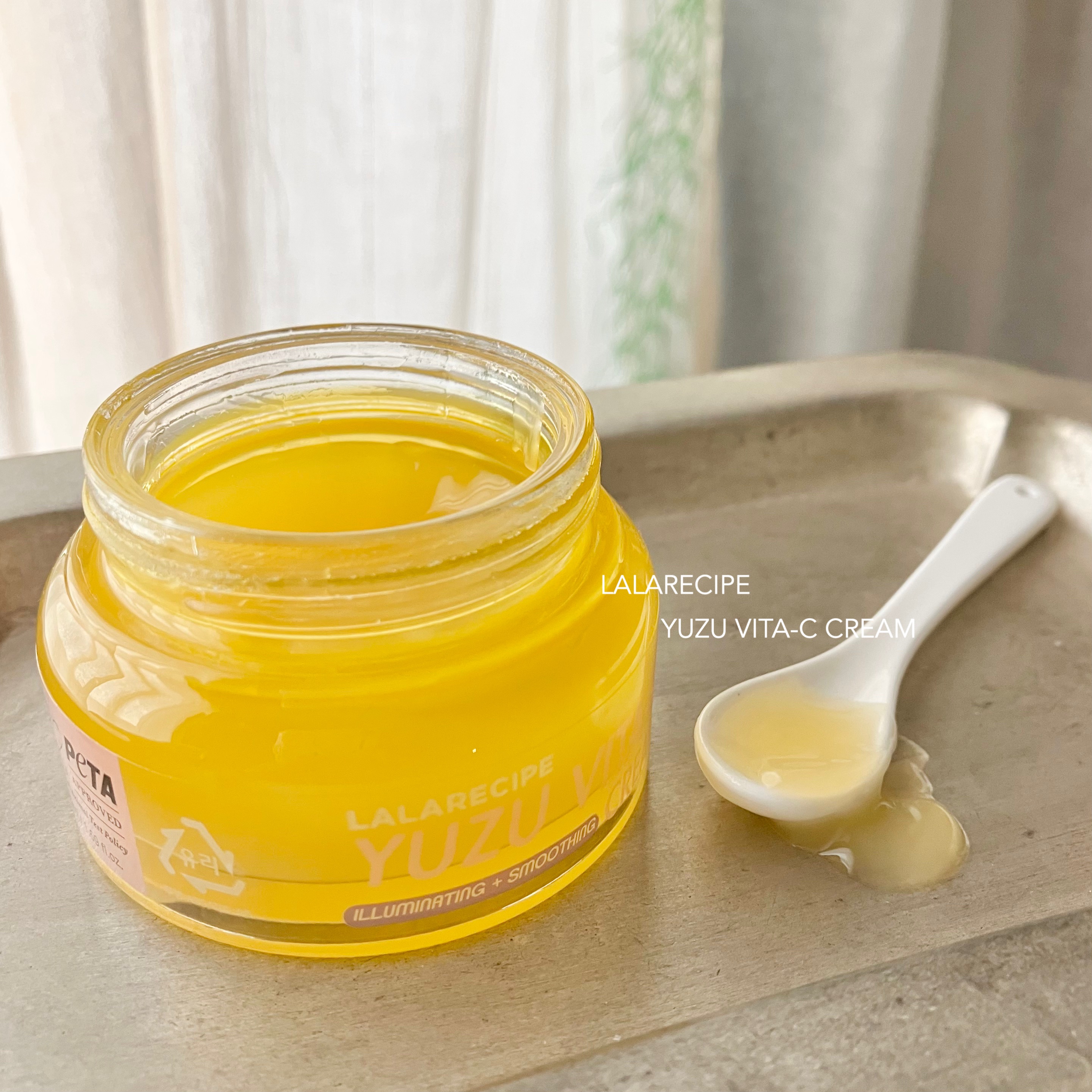柚子ビタCクリーム/ララレシピ/フェイスクリームを使ったクチコミ（1枚目）