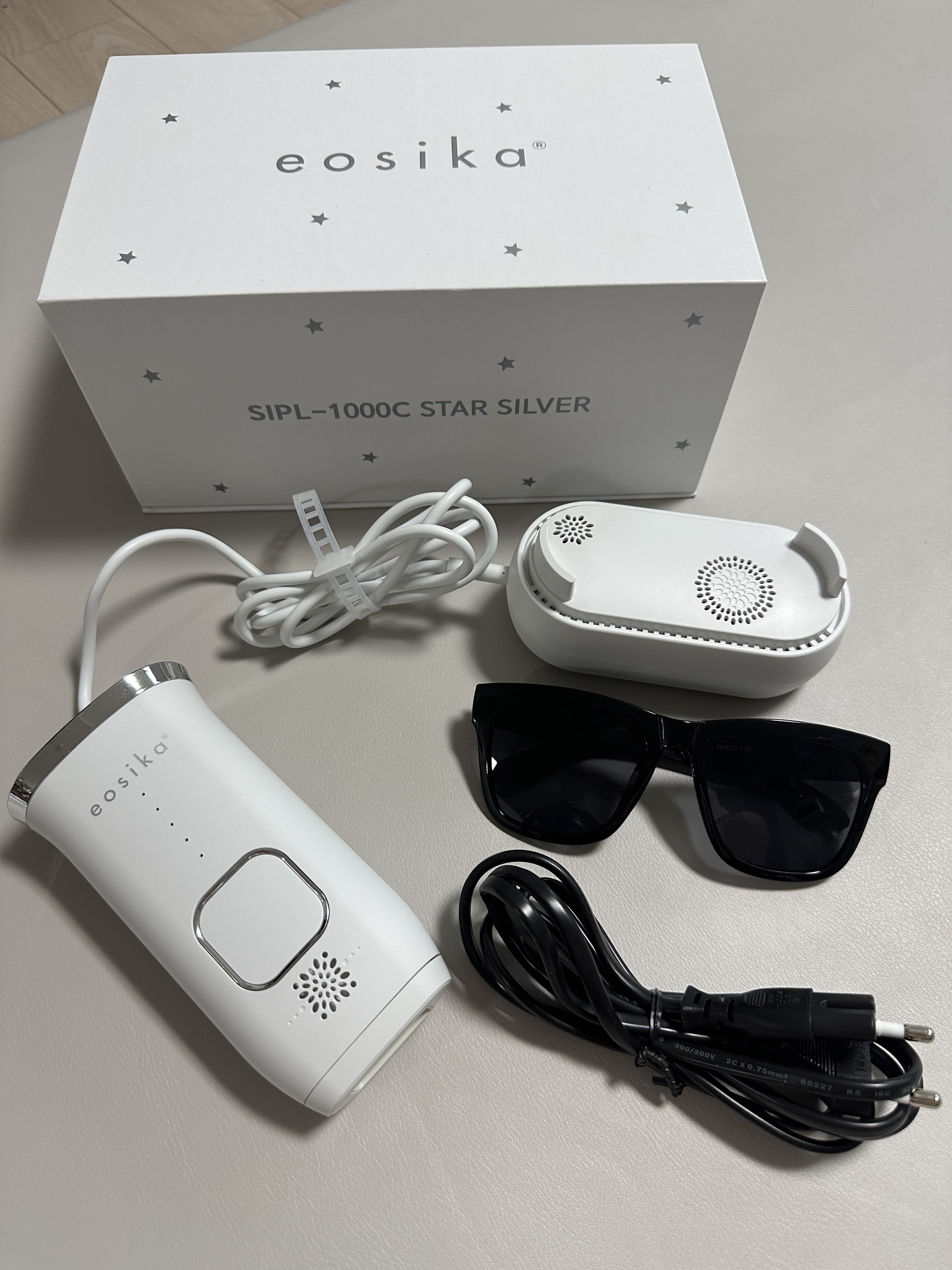 SIPL-1000C 家庭用光美容器/eosika/家庭用脱毛器を使ったクチコミ（2枚目）