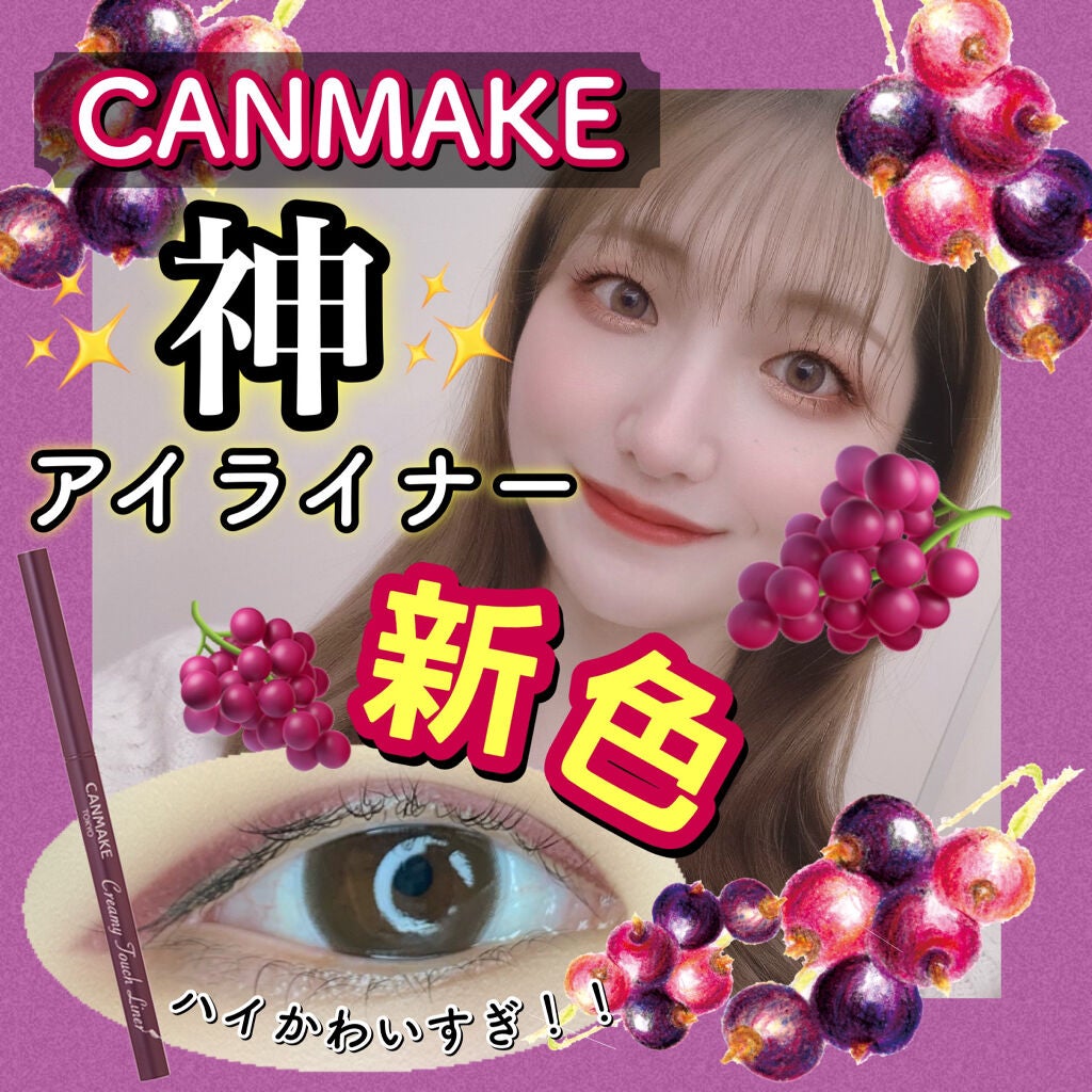 クリーミータッチライナー/キャンメイク/ジェルアイライナーを使ったクチコミ(1枚目)