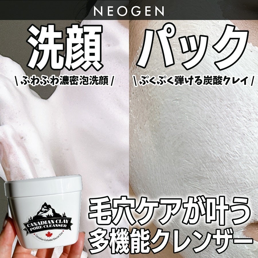 カナディアンクレイ ポア クレンザー/NEOGEN/洗い流すパック・マスクを使ったクチコミ(1枚目)