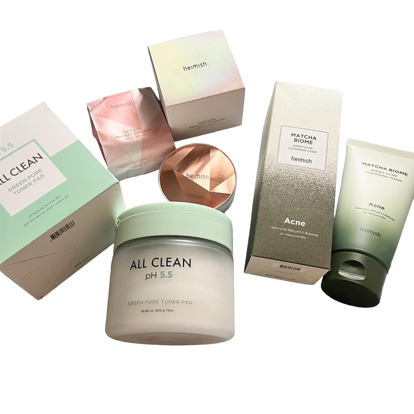 抹茶バイオーム アミノアクネ クレンジングフォーム/heimish/クレンジングクリームを使ったクチコミ（1枚目）