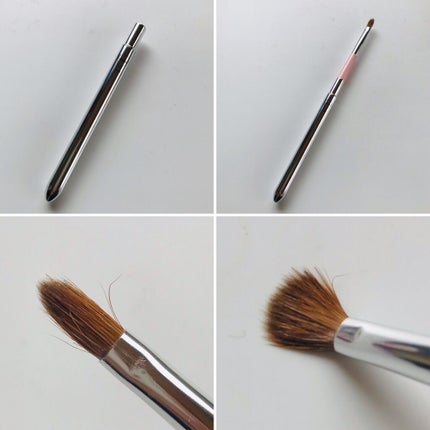 メイクブラシ S 熊野筆 《リップ用》/WHOMEE/メイクブラシを使ったクチコミ(2枚目)