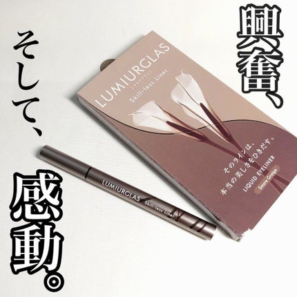スキルレスライナー/LUMIURGLAS/リキッドアイライナーを使ったクチコミ(1枚目)