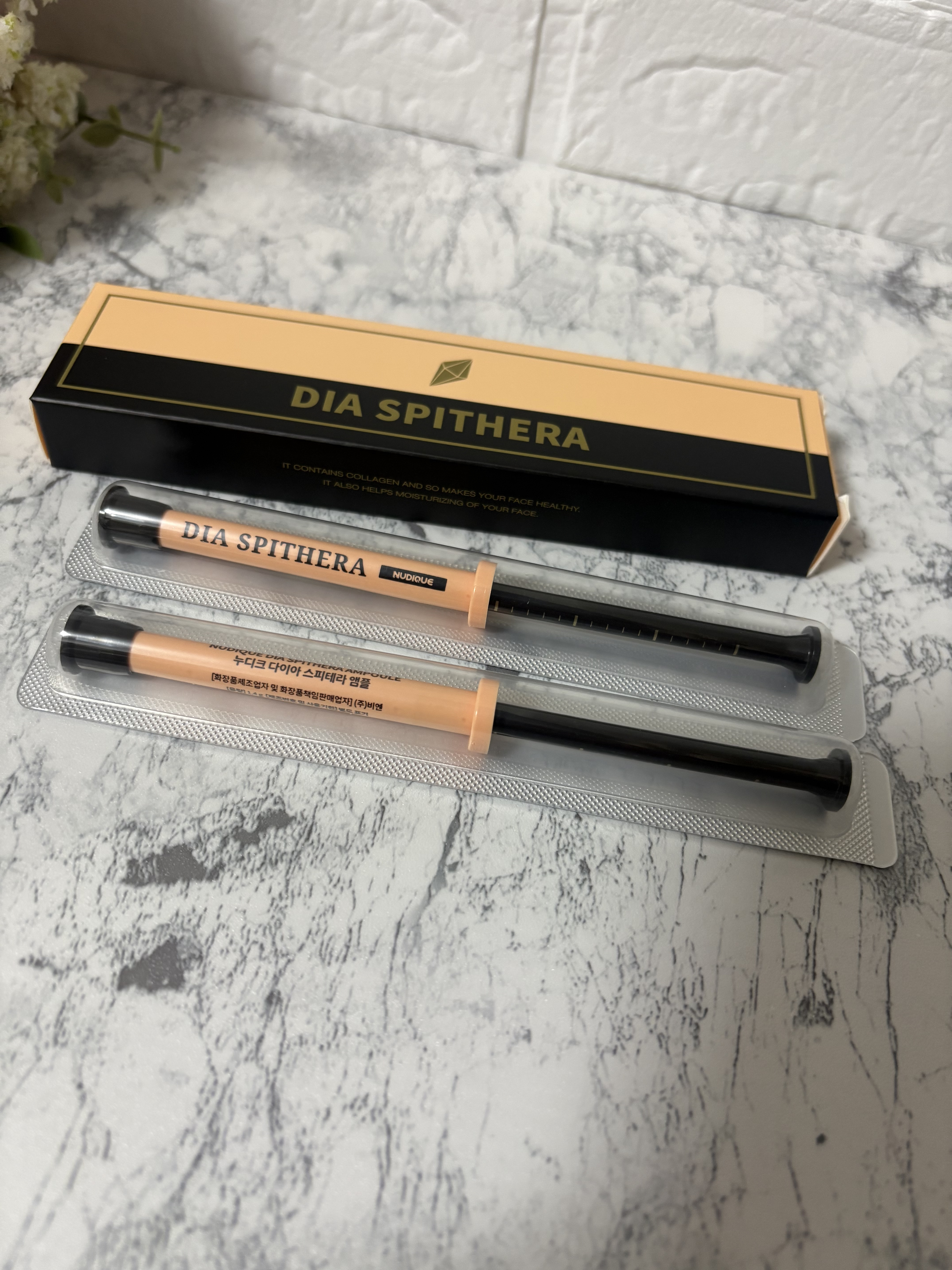 ダイヤスピテラアンプル/NUDIQUE/美容液を使ったクチコミ（2枚目）