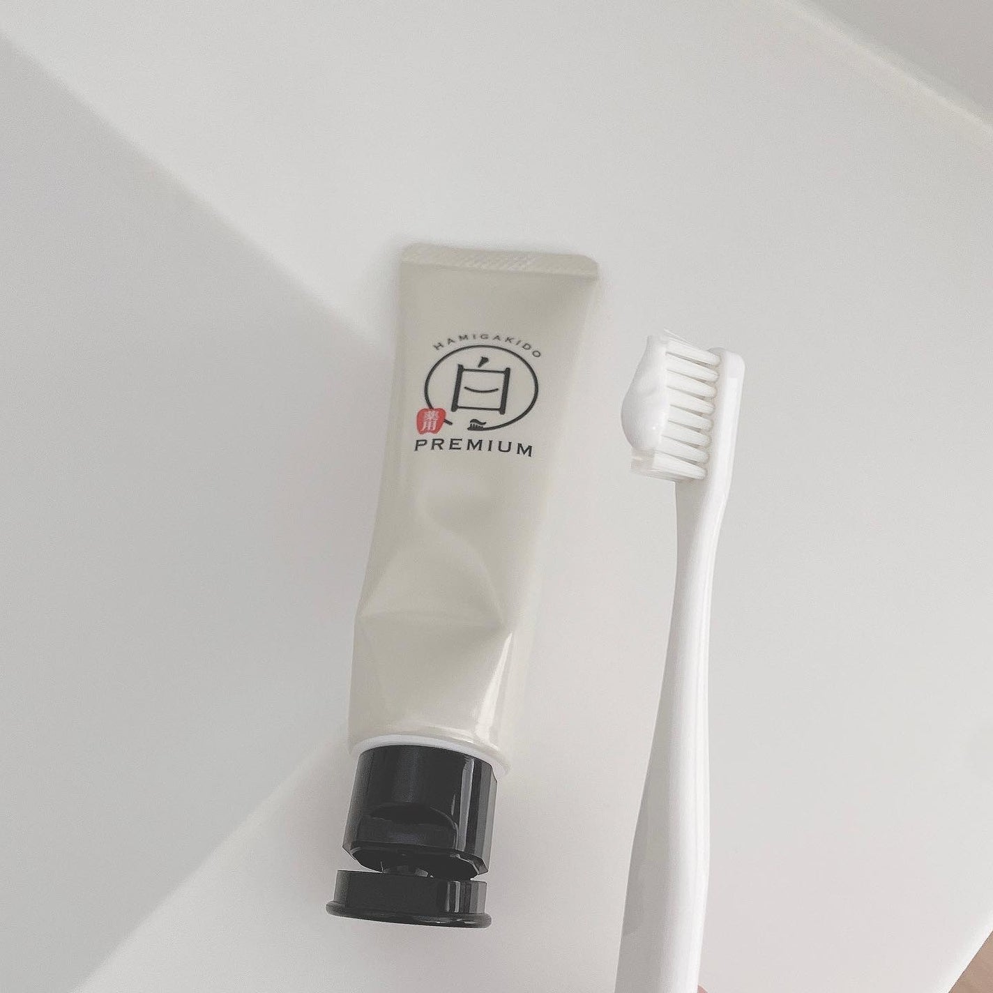 歯磨き堂 薬用ホワイトニングペースト プレミアム/歯磨き堂/歯磨き粉を使ったクチコミ(2枚目)