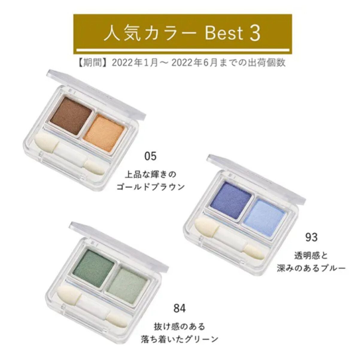 ツイン カラー アイシャドウ/ちふれ/アイシャドウパレットを使ったクチコミ(2枚目)