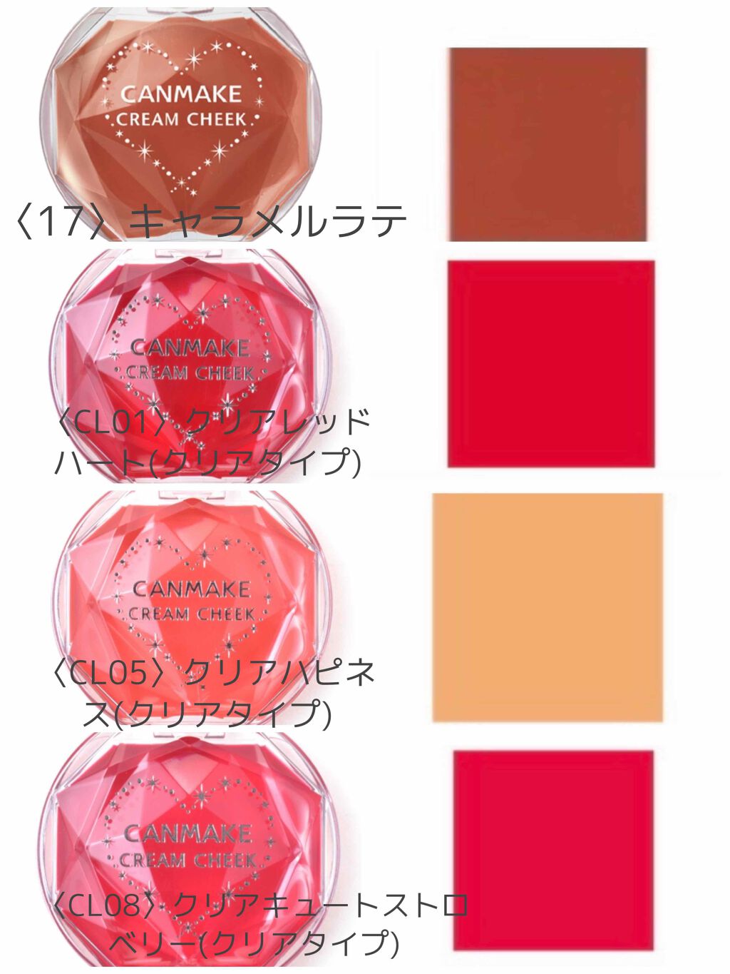 クリームチーク/キャンメイク/ジェル・クリームチークを使ったクチコミ(3枚目)