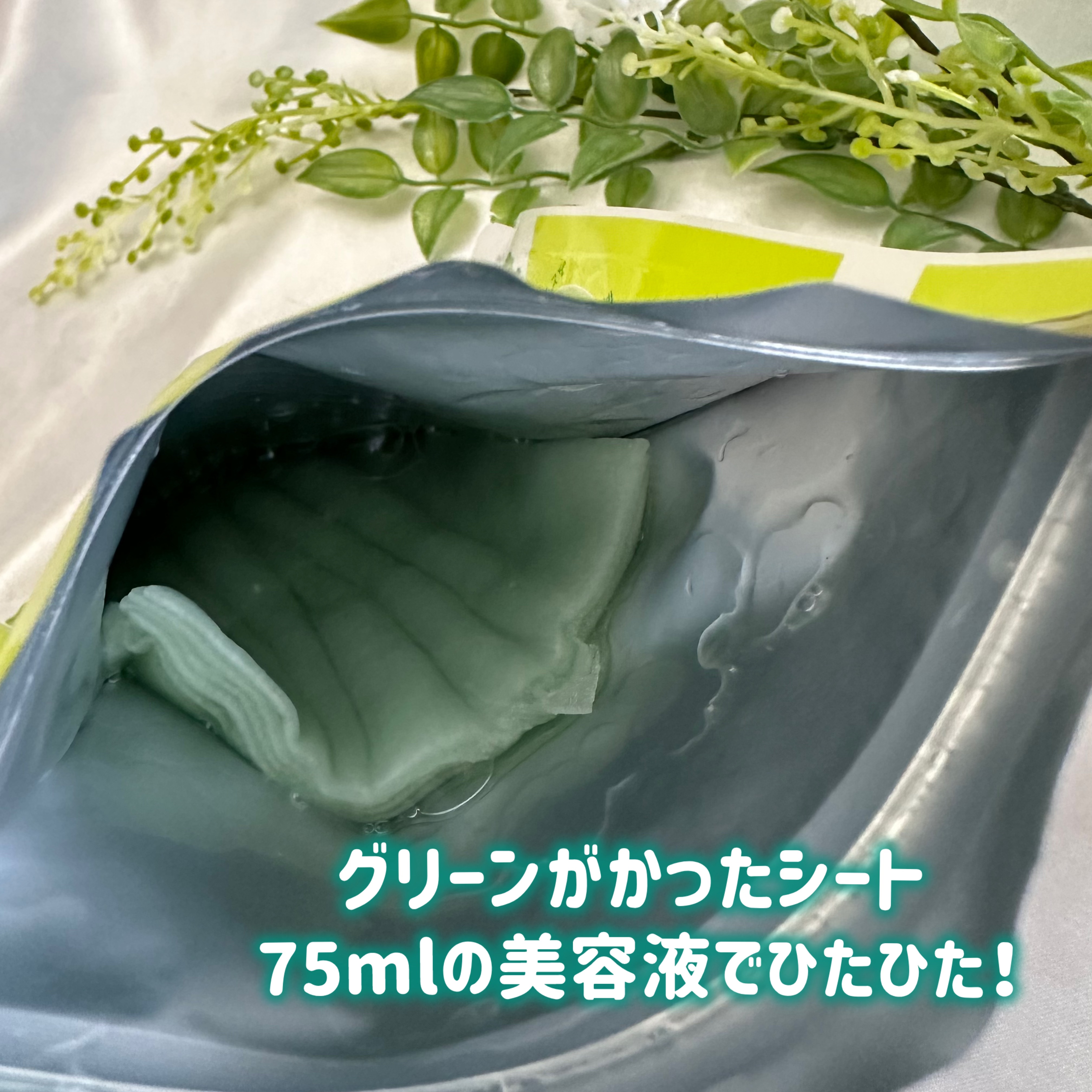 ALA グリーンフェイスマスク/ALA/シートマスク・パックを使ったクチコミ（2枚目）