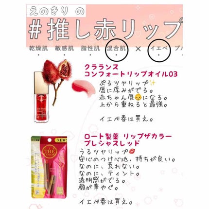 コンフォート リップオイル /CLARINS/リップグロスを使ったクチコミ(1枚目)