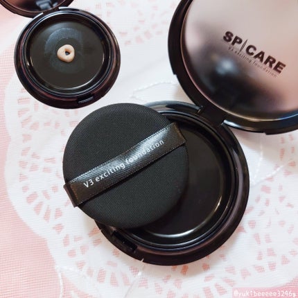 V3 エキサイティングファンデーション/SPICARE/クッションファンデーションを使ったクチコミ(2枚目)